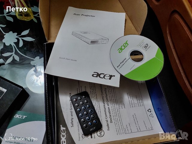 Acer mini proektor проектор, снимка 11 - Плейъри, домашно кино, прожектори - 43716531