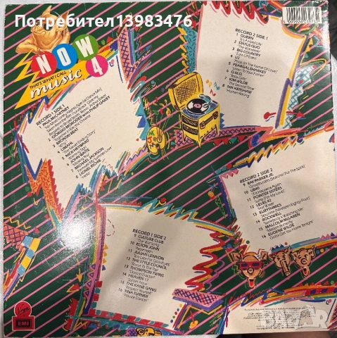 Двойна плоча NOW THAT’S WHAT I CALL MUSIC 4, снимка 2 - Грамофонни плочи - 53433574