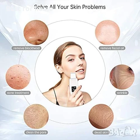 HICITI  Уред за дълбоко почистване на лицето с 4 режима на работа, снимка 5 - Други - 50534415