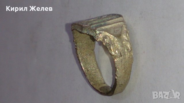 Старинен пръстен сачан орнаментиран - 67031, снимка 3 - Пръстени - 28995507