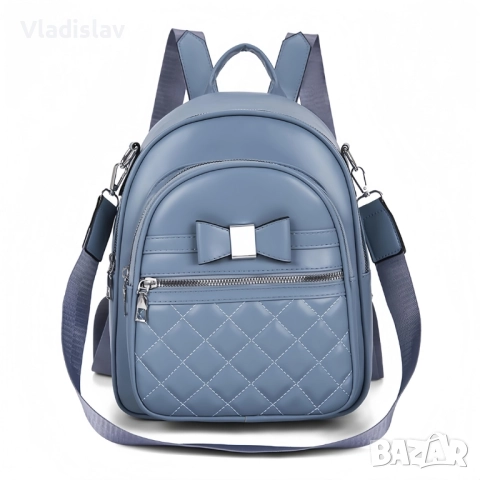 Мини раница с панделка за жени