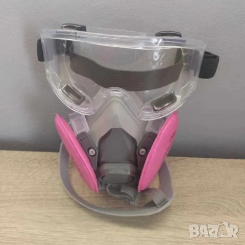 Защитна полумаска 3M еквивалент| Предпазна маска с филтри, снимка 8 - Други инструменти - 45741337