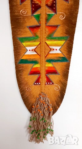 Декорация, Етно-арт голямо пано -декорация . Авторско -уникат 65 см , снимка 4 - Декорация за дома - 53249895