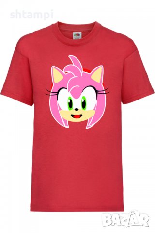 Детска тениска SONIC AMY,Соник,Игра,Изненада,Подарък,Празник,Повод, снимка 8 - Детски тениски и потници - 37435198