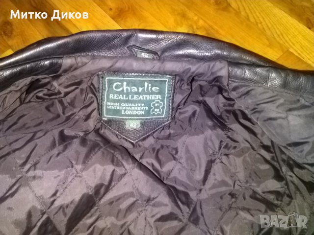 Рокерско яке Charlie London естествена кожа размер 42-М, снимка 11 - Спортни дрехи, екипи - 26972875