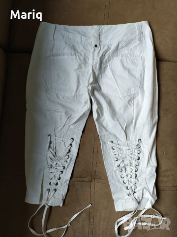Дамски летен панталон 28 М размер бял спортен панталон, снимка 4 - Къси панталони и бермуди - 32869014