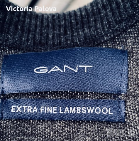 GANT  прекрасен пуловер екстра нежна агнешка вълна, снимка 5 - Пуловери - 44112724