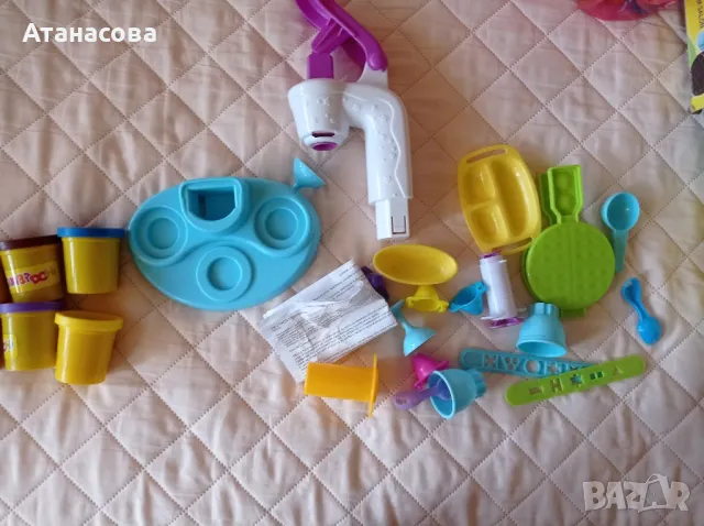детски игри за пластелин Play doh сладкарница и прически, снимка 6 - Пластелини, моделини и пясъци - 50242853