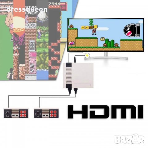 2616 Ретро конзола с 620 игри, снимка 7 - Други игри и конзоли - 28497587