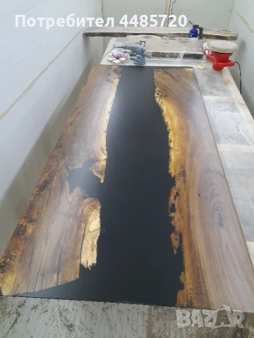 Маси и плотове от епоксидна смола и масивна дървесина, снимка 10 - Маси - 51099588