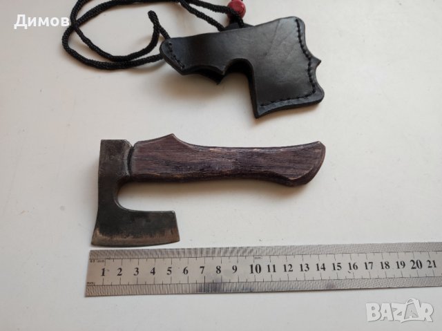 Брадвичка за носене на врата Брадва Нож, снимка 2 - Ножове - 44062928