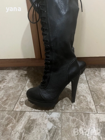 Естествена кожа, снимка 4 - Дамски ботуши - 52946093