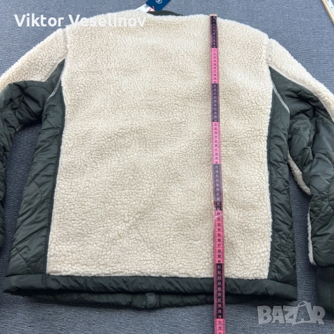 Superdry Vintage Sherpa Zip Through Мъжко Яке Размер L Fleece Pile, снимка 9 - Якета - 53036820