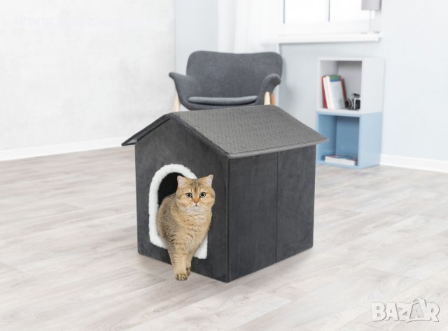 Къщичка за Котки и малки Кученца - 38 × 41 × 44 cм. - Модел: 37911, снимка 3 - За котки - 36980064