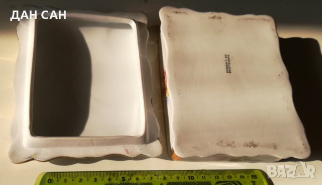 винтидж порцелан кутия позлата маркирана, снимка 6 - Антикварни и старинни предмети - 27711891