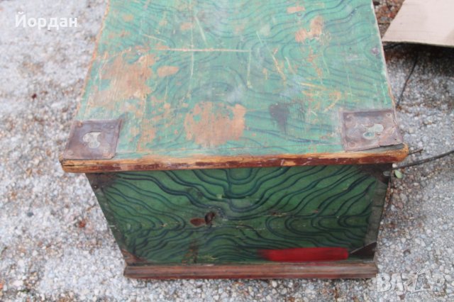 Стар сандък за чеиз датиран 1899 година , снимка 8 - Антикварни и старинни предмети - 43184760