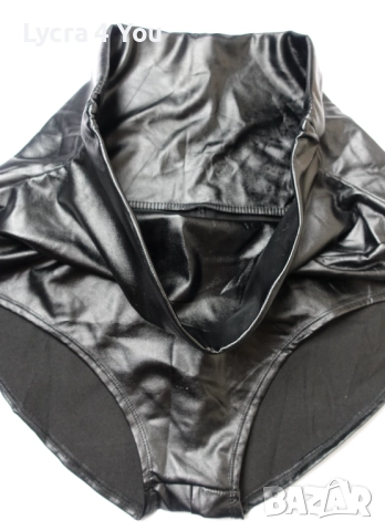 XL дамска кожена бикина с висока талия, снимка 2 - Бельо - 52148014