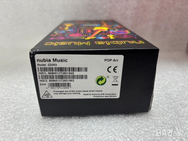 Като нов! Смартфон ZTE nubia Music, Dual SIM,128GB, 4GB RAM, Edition Collection Pop Art, снимка 16 - ZTE - 52663472