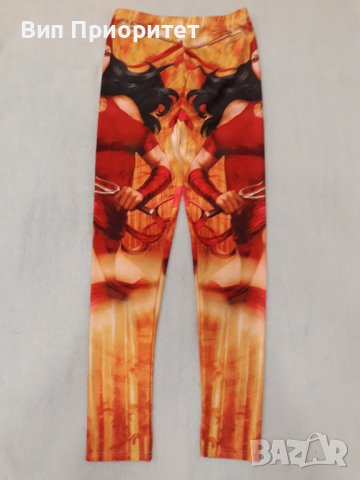 Златен клин с мадама и жезъл. ефектен принт. Дълъг , еластичен, елегантен. , снимка 2 - Клинове - 37408164