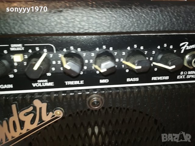 fender frontman reverb amplifier-внос germany-34х30х18см, снимка 12 - Китари - 28338733