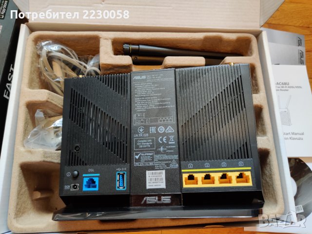 Гигабитов рутер - Asus RT-AC68U / DSL-AC68U, снимка 9 - Рутери - 36220938
