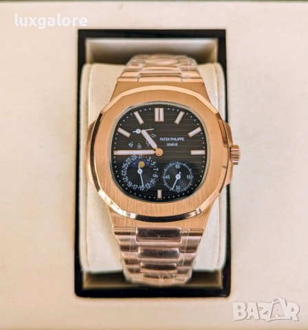 Мъжки часовник Patek Philippe Nautilus Moonphase 5712 с автоматичен механизъм, снимка 1 - Мъжки - 43675473