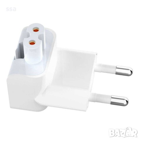 EU Plug стандарт Преходник накрайник адаптер Apple iPad iPhone Macbook, снимка 5 - Кабели и адаптери - 43356318