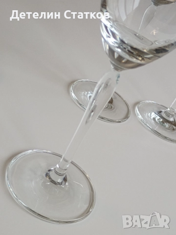 Елегантен комплект от 4 малки чаши за бяло или пенливо вино , снимка 6 - Чаши - 52394582