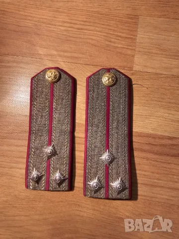 Чифт военни пагони -  ,,,СТАРШИ ЛЕЙТЕНАНТ Българска Народна Армия от 80те  армейски