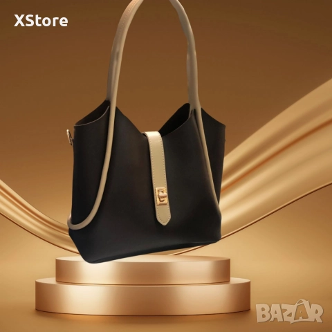 Стилна дамска чанта, еко кожа , снимка 2 - Чанти - 52583865