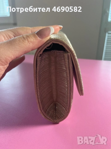 Златиста официална чанта, снимка 6 - Чанти - 53046232