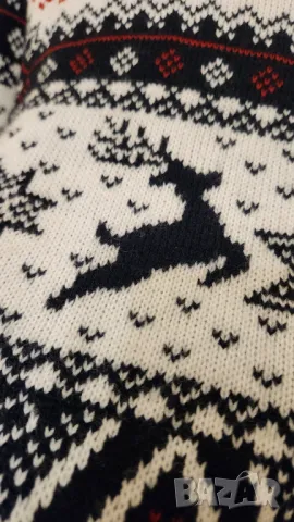 Дамски коледен пуловер, снимка 2 - Блузи с дълъг ръкав и пуловери - 48492466