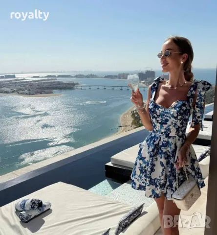 Стилна лятна дамска рокля , снимка 3 - Рокли - 50123516