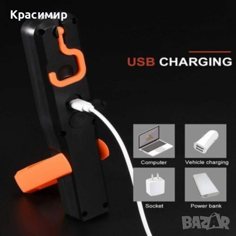 Работна лампа с акумулаторна батерия , снимка 5 - Аксесоари и консумативи - 44085442