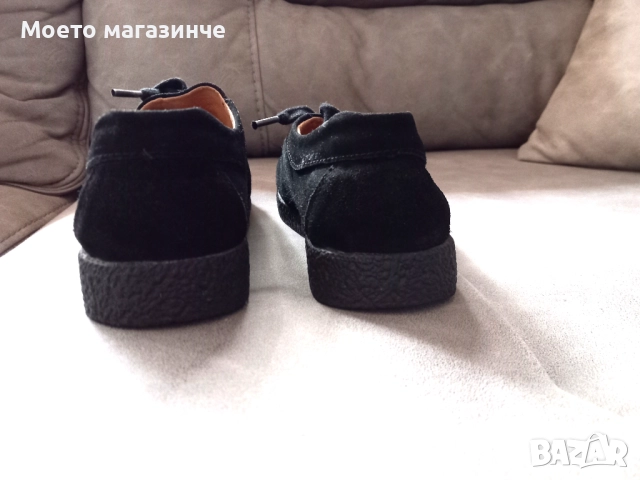 Нови симпатични черни дамски обувки от естествен велур Mat Star – размер 39, снимка 4 - Дамски ежедневни обувки - 52048017