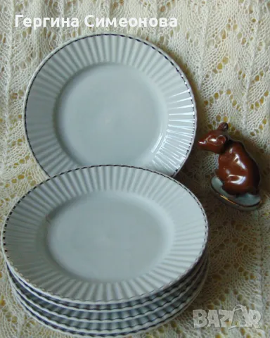 Чинии стар български порцелан, снимка 1