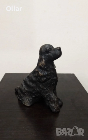 Чудесна статуетка на куче. Бронз. , снимка 4 - Статуетки - 51914050