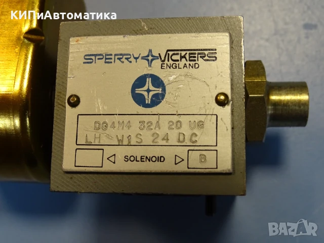 хидравличен разпределител Sperry VICKERS DG4M4 32A 20 UG LH W1S solenoid valve 24VDC, снимка 4 - Резервни части за машини - 50505188