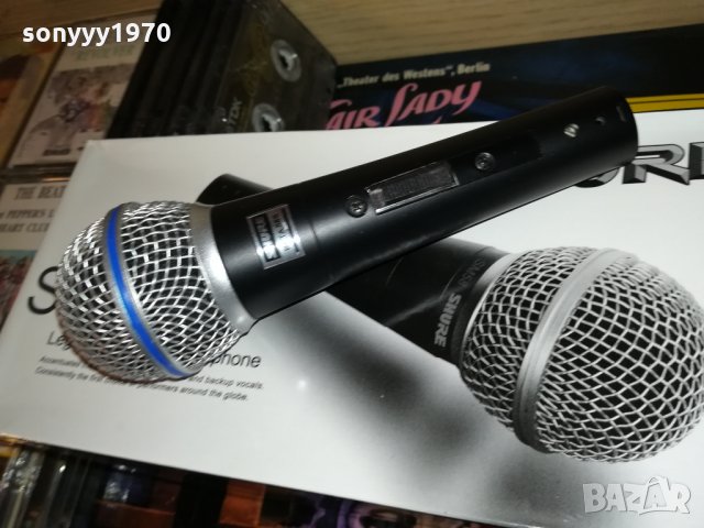 SHURE BETA-FULL КОМПЛЕКТА-ПРОФИ МИКРОФОН С БУТОН 0801221603, снимка 7 - Микрофони - 35369330