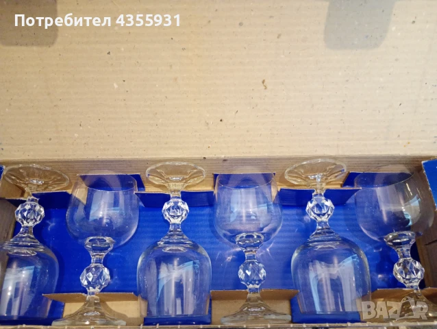 кристални чаши Chzehislovakia , снимка 3 - Антикварни и старинни предмети - 51154129