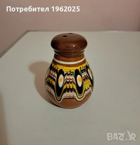 Автентични Керамични съдове - Гърне, Кана ,Свещник и Пепелник, снимка 9 - Градински мебели, декорация  - 36739493