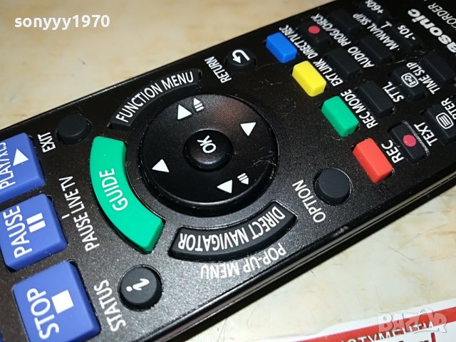 SOLD-PANASONIC BLU-RAY DISC RECORDER REMOTE-FRANCE 2707221351, снимка 9 - Дистанционни - 37514076