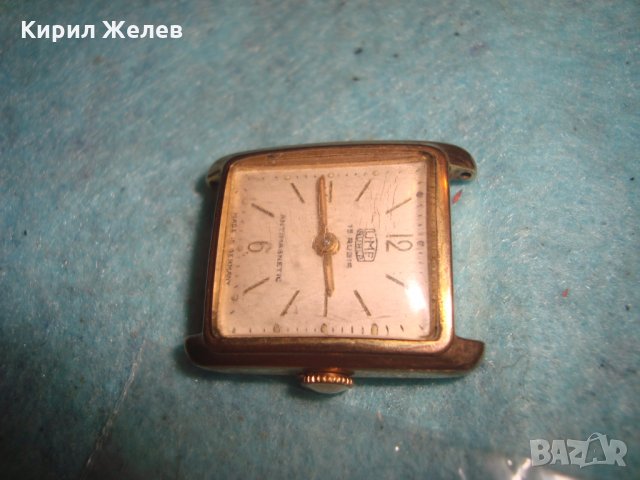 UMF RUHLA 15 RUBIS ANTIMAGNETIC 20 МИКРОНА ПОЗЛАТА Стар НЕМСКИ МЕХАНИЧЕН ЧАСОВНИК РУХЛА РЯДЪК 26300, снимка 12 - Антикварни и старинни предмети - 35161387