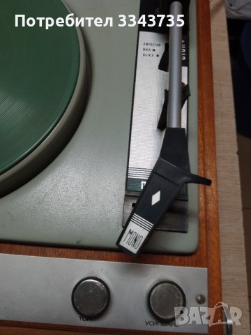 Грамофон РИТЪМ 1965г., снимка 3 - Грамофони - 43517862