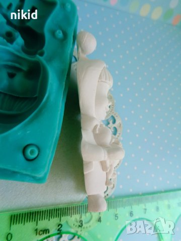 Маша с мече силиконов молд форма за фондан украса торта декорация, снимка 3 - Форми - 37748522