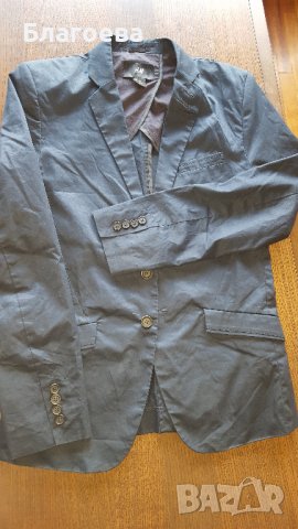 мъжко синьо сако, снимка 3 - Сака - 43939995