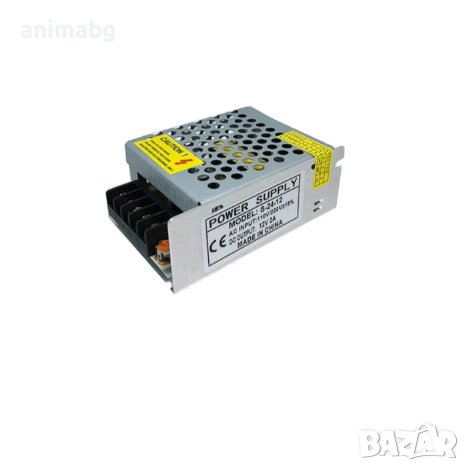 ANIMABG Импулсно захранване, S-25-12, Осветителен трансформатор, 12V 2A 25W, снимка 5 - Друга електроника - 43839891