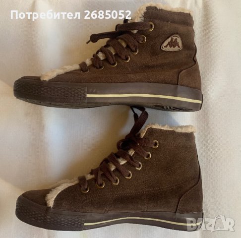 Дамски велурени кецове Kappa размер 39, снимка 4 - Кецове - 43558594
