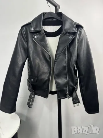  MANGO кожено яке , снимка 1