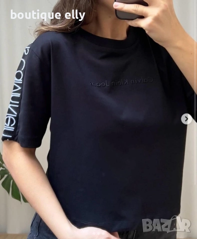 къса памучна тениска, снимка 3 - Тениски - 53284064